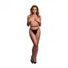 Le Desir - Panty With Big Fishnet Structure OS - Rajstopy Kabaretki z Szerokim Oczkiem One Size - Kabaretki stworzone do przyciągania spojrzeń!