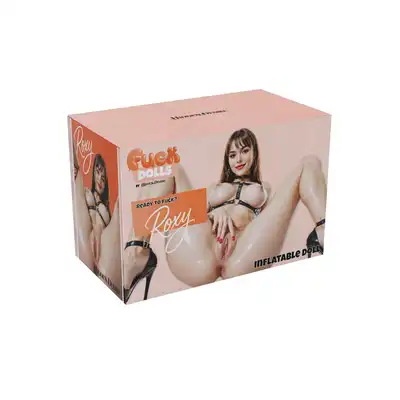 Hidden Desire - Foxy Roxy Inflatable Doll. Pełnowymiarowa dmuchana lalka erotyczna brunetka z realistycznymi otworami i naturalnym wyglądem