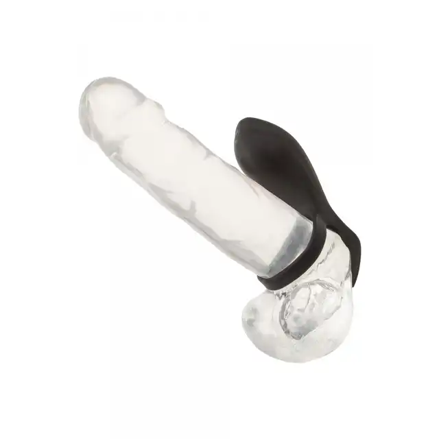 CalExotics – Closer. Wibrujący pierścień podwójny z 10 trybami, pamięcią ustawień i wodoodporną konstrukcją IPX7