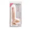 Simple Pleasure - wibrator z 7 trybami wibracji z cyberskóry, na pilota, 23 cm - Miękki dotyk i naturalna przyjemność!