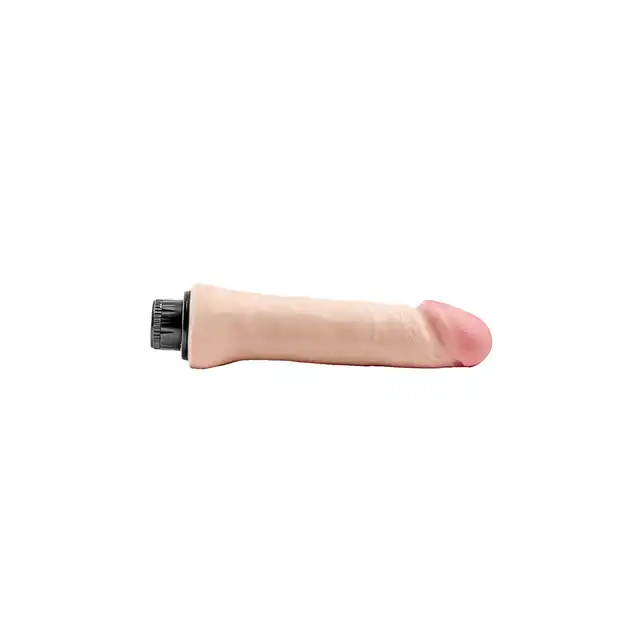 Simple Pleasure - wibrator z regulacją prędkości z cyberskóry, 20 cm - Miękki dotyk, płynna regulacja i naturalna przyjemność!