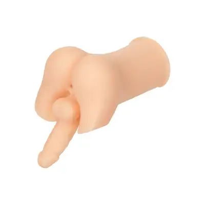Calexotics - The Wrestler Ass Stroker. Pupka Werstlera z penisem i jądrami, prązkowana wewnątrz, pól kilo, jak żywa! Materiał Pure skin.