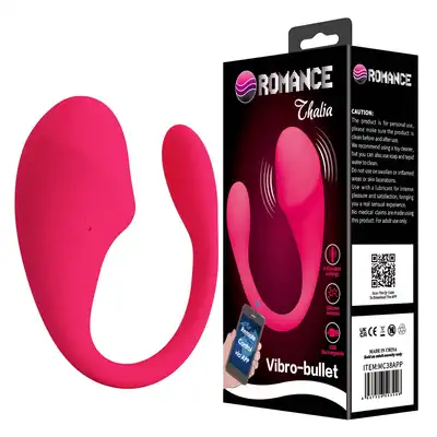 Romance - Thalia App Control Egg - Jajeczko wibrujące sterowane aplikacją, 9 funkcji wibracji - pełna kontrola w Twoich rękach