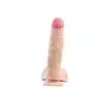 Simple Pleasure - dildo z cyberskóry  z wbudowanym kręgosłupem, 23 cm - Realizm, który możesz ustawić po swojemu!