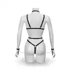 Bijoux Pour Toi Emmanuelle Harness Body – Jednoczęściowy Harness Modelujący Sylwetkę - Podkreśla sylwetkę i pewność siebie. One Size, czarny.