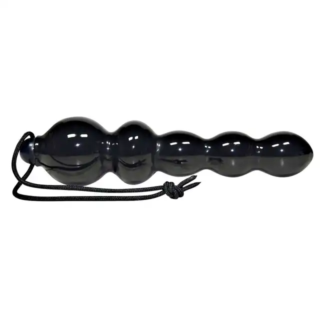 You2Toys - myBlackJacks - Globular Anal Dildo - Dildo analne ze stopniowo rozszerzającym się kształtem w kolorze czarnym.