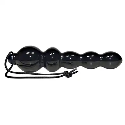 You2Toys - myBlackJacks - Globular Anal Dildo - Dildo analne ze stopniowo rozszerzającym się kształtem w kolorze czarnym.