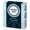 Mister Size - 3 Condoms 69 mm - Ultra cienkie dopasowane prezerwatywy 69 mm, 3 sztuki - Poczuj więcej dzięki właściwemu rozmiarowi!