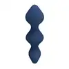 Mr. Play -  David/Samuel Prostate Massager. Niebieski profilowany silikonowy masażer prostaty 11,8 cm długości