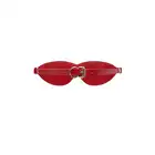Obsessive Inferro Mask Red O/S - Czerwona Maska na Oczy BDSM - Mniej widzieć, więcej czuć!