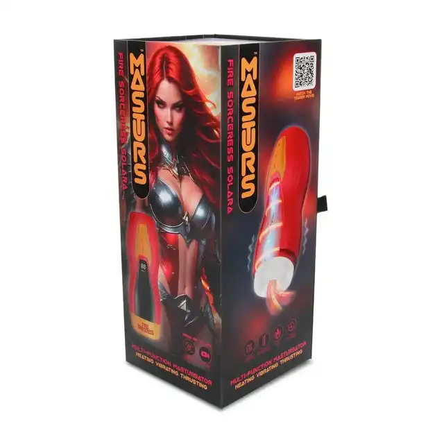 Masturs - Solara, Fire Sorceress. Masturbator wielofunkcyjny.