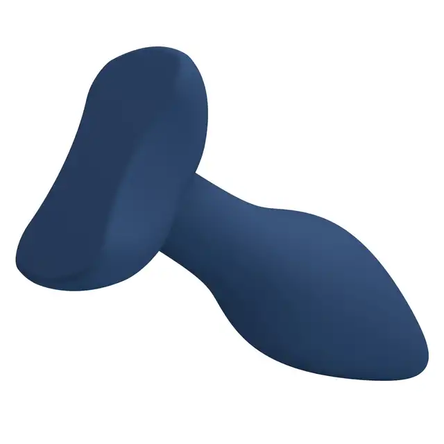 Mr. Play - Bulb Anal Plug L. Niebieska silikonowa wtyczka analna z masywną końcówką. 12,1 cm długości