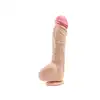 Simple Pleasure - dildo z cyberskóry z wbudowanym kręgosłupem, 25,5 cm - Ustaw kąt. Zwiększ kontrolę. Wejdź na wyższy poziom realizmu!