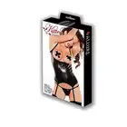 Allure - Wild Kitten Corset - czarny gorset z odkrytym biustem. Wyjątkowo odważny
