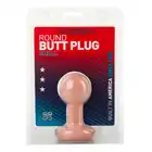 Doc Johnson - Butt Round Plug. Okrągły korek analny dla początkujących, rozmiar S. 