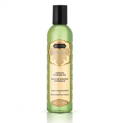 Kamasutra  - Naturals Massage Oil Vanilla Sandalwood 236 ML. Cudowny olejek do masażu.