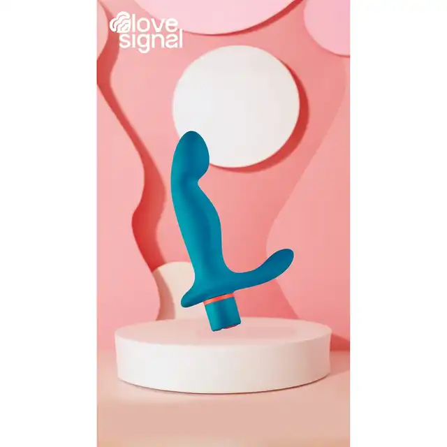 Love Signal - Love Thunder Prostate Massager - Profilowany masażer prostaty, 7 trybów wibracji, wodoodporność IPX6.