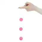 Toyz4Lovers - 3Beads Anal Beads - Eleganckie potrójne kulki analne z uchwytem. Delikatna konstrukcja i subtelny różowy kolor.