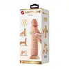 Pretty Love - Keon 8,4" - Realistyczne dildo z przyssawką z elastycznym kręgosłupem i ruchomą skórką. Ponad 21 cm przyjemności!