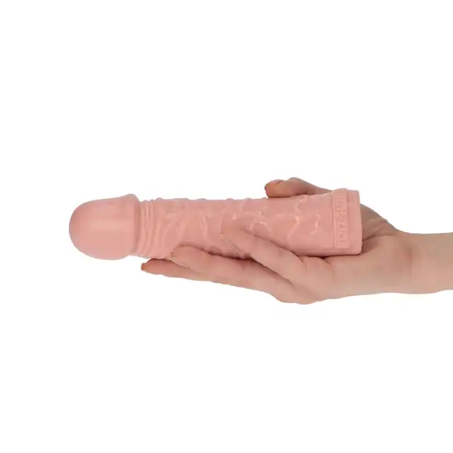 Toyz4Lovers - Gustavo Realistic Dildo 18 cm Pink Flesh - Uniwersalnego rozmiaru dildo z żyłami dla dodatkowej przyjemności. Wyrób Włoski!