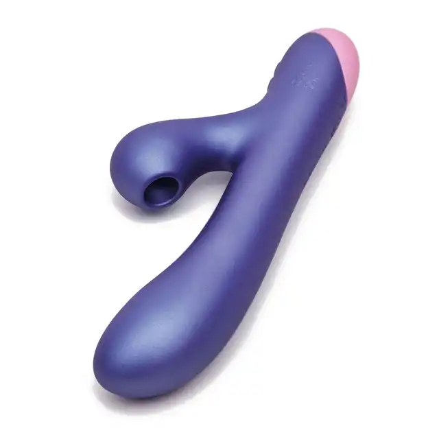 Romp - Pulse - Nowoczesny wibrator z króliczkiem z technologią Pleasure Air oraz silnymi wibracjami stymulującymi punkt G. Dwa silniki, 3 poziomy intensywności i 7 trybów pracy, IPX7. 