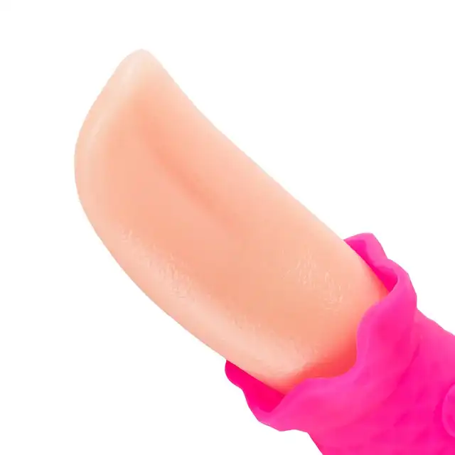 Teazers - Realistic Tongue Vibrator - Różowy Wibrator Językowy 4 tryby wibracji, 7 prędkości - elastyczny realizm w Twoich rękach.
