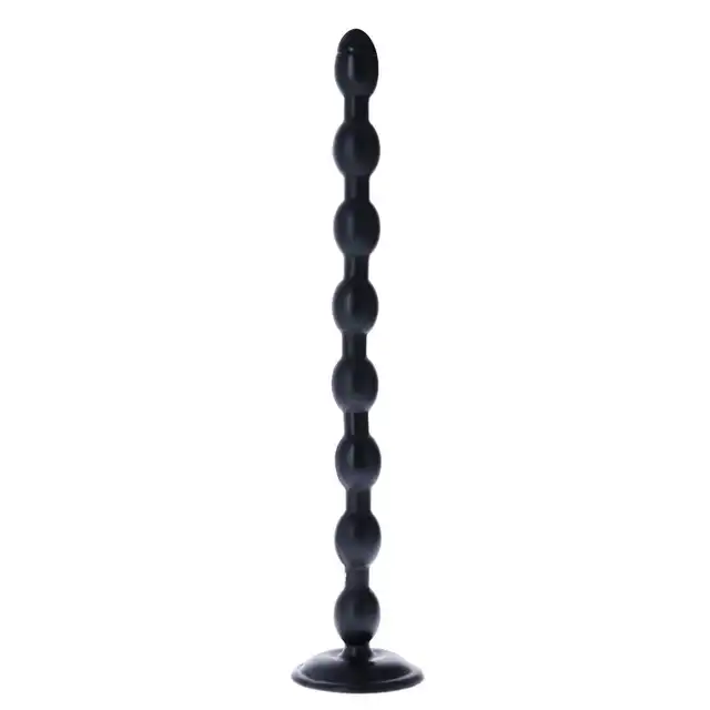 Monolite - Taranaki Dildo - Mega koraliki analne z przyssawką o elastycznej budowie. Pół metra zabawy dla zaawansowanych!