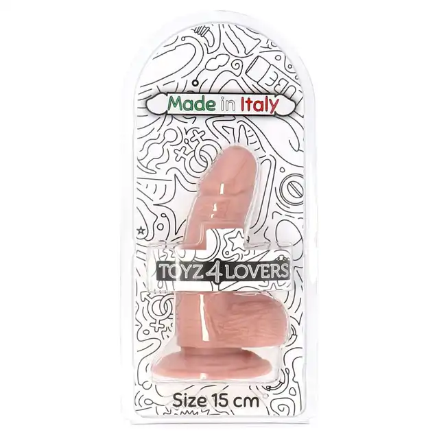 Toyz4Lovers - Orazio Realistic Dildo 15 cm Pink Flesh - Realistyczne, cieliste dildo o kompaktowych rozmiarach. Klasyka we Włoskim wydaniu.