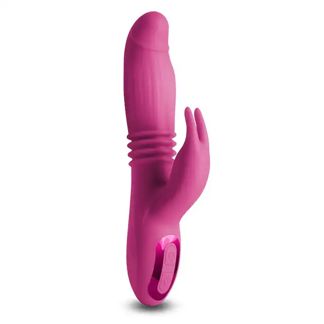 Inya - Passion Pink. Wibrator króliczek z funkcją thrustingu i wibracji, intensywne doznania, wielofunkcyjne możliwości. 
