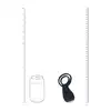 Levelz - Vibrating Cock &amp; Ball Ring with Paw Stimulator. Podwójny silikonowy ring z wibrującym stymulatorem łechtaczki