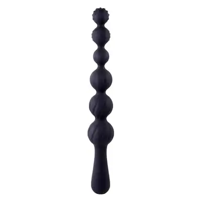NMC - Beads Hunter. Kulki analne silikonowe czarne, perfekcyjna stopniowana analna stymulacja