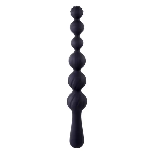 NMC - Beads Hunter. Kulki analne silikonowe czarne, perfekcyjna stopniowana analna stymulacja
