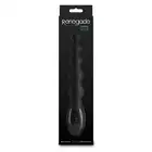 NS Novelties - Renegade - Virtua Black - Nowoczesne koraliki analne z wibracjami i cyfrowym panelem. Stopniowana konstrukcja, nowoczesna technologia, długość 24 cm.