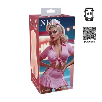 Xkin - Pinup Girls - Carhop Cutie Darla Smashburger - Masturbator w stylu retro, waga 205g. Realistyczna waginka z teksturowanym wnętrzem.
