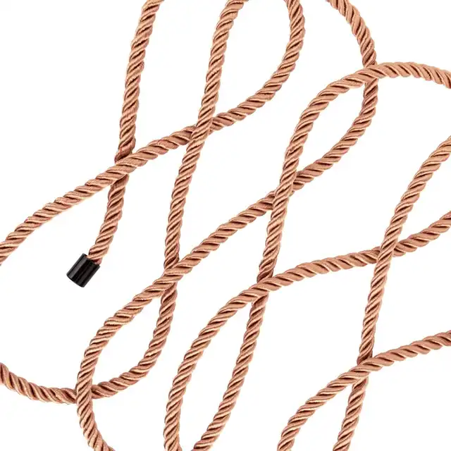 Rosy Gold - Nouveau - Bondage Rope Set - Elegancki zestaw 3 lin do wiązania i shibari. Miękkie, wytrzymałe liny stworzone do estetycznego i komfortowego krępowania.
