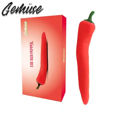 Gemüse - The Red Pepper. Niepozorny wibrator incognito papryczka 10 trybów wibracji. 