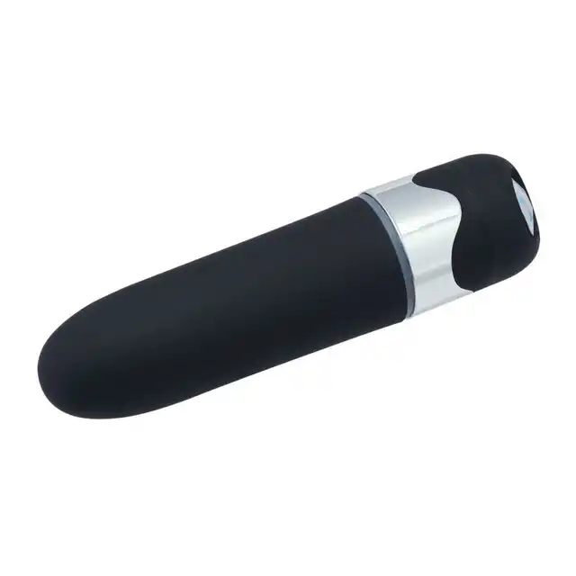 Toyz4Lovers - Shiny Classic Vibrator. Poręczny czarny wibrator do łechtaczki,  na baterie o niesamowitych wibracjach! 11,5 cm długości