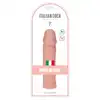 Toyz4Lovers - Gustavo Realistic Dildo 18 cm Pink Flesh - Uniwersalnego rozmiaru dildo z żyłami dla dodatkowej przyjemności. Wyrób Włoski!