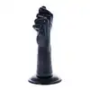 Toyz4Lovers - Extreme Errigal Fisting Fist 8.6 cm Black - Czarne dildo w kształcie pięści do fistingu. 8,6 cm średnicy, 21 cm długości użytkowej!