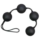 You2Toys - Black Balls Velvet - Kulki gejszy do efektywnego treningu mięśni dna miednicy. Waga: 108 g.