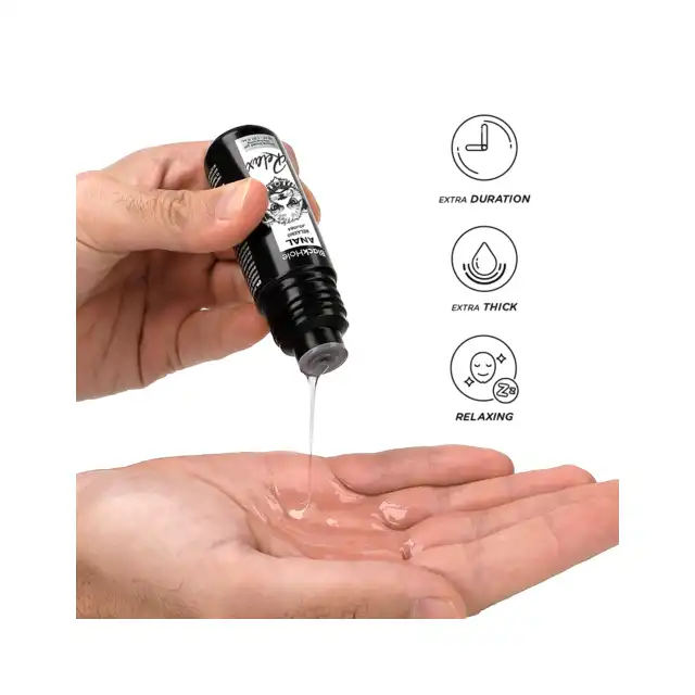 Black Hole - Anal Relaxing Jojoba Relax Silicone Base 30 ml - Wysokiej jakości lubrykant analny na bazie silikonu z delikatnym efektem rozluźniającym oraz olejem jojoba.