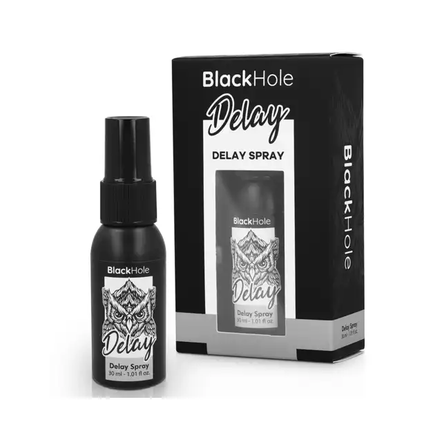 Black Hole - Delay Spray 30 ml - Spray wspierający opóźnienie wytrysku. Delikatny efekt chłodzenia!
