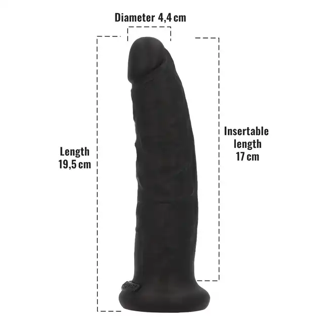 Toyz4Lovers - Sam Liquorice Scented Dildo 19.5 cm - Aromatyzowane, realistyczne dildo o zapachu lukrecji. Dodaj zabawie nowego wymiaru.