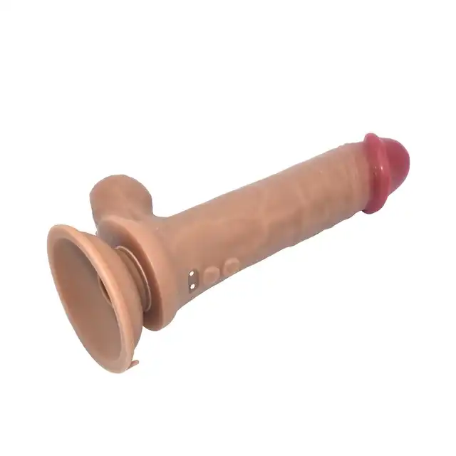 Kiotos - Cox Power Squirt Vibration Dildo with Remote - Zaawansowane dildo z wibracjami i opcją wytrysku, pilot w zestawie. Realizm w nowoczesnym wydaniu!