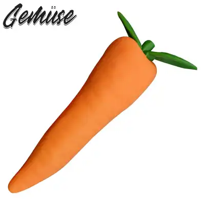 Gemüse - The Carrot. Niepozorny wibrator incognito marchewka 10 trybów wibracji. 