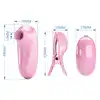 Pretty Love - Imonie Multifunctional 3 in 1 - Uroczy zestaw 3 w 1: klamerki na sutki, stymulator łechtaczki i jajeczko wibrujące. 