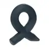 Levelz - Pencil Liquid Silicone Cock Ring. Mocny pierścień erekcyjny wykonany z silikonu w kolorze czarnym 3-5 cm średnicy