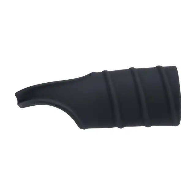 Levelz - Silicone Cockring and Ribbed Sleeve. Silikonowa nakładka na penisa i jądra, teksturowana
