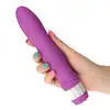 Toyz4Lovers - Neon Mace Classic Vibrator. Klasyczny, fioletowy wibrator na baterie o mocno stymulującym kształcie. 3,8 cm średnicy 21,6 cm długości