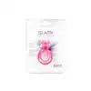 Glamy - Double Cockring Pink - Podwójny silikonowy pierścień wspomagający utrzymanie erekcji z króliczkiem do stymulacji łechtaczki.